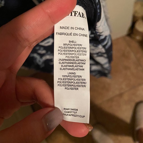 JustFab NWOT Short Sleeve Jumpsuit, XL - Picture 5 of 12